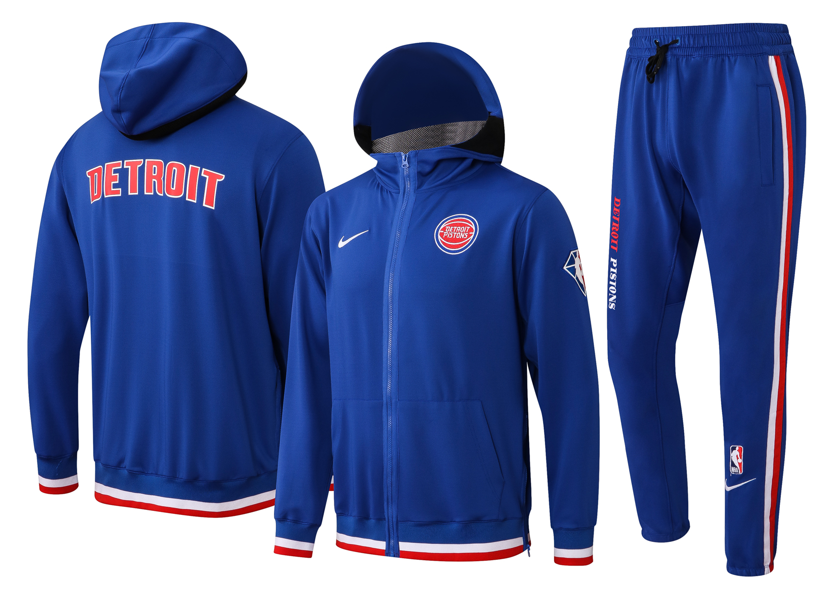 Men Detroit Pistons blue 2024 NBA Nike Training suit